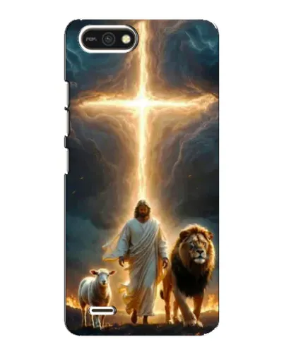 Чехол для TECNO POP 2F с картинкой «Лев Иуды и Свет»