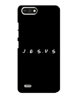 Чехол для TECNO POP 2F с картинкой «Точки веры J.E.S.U.S.»