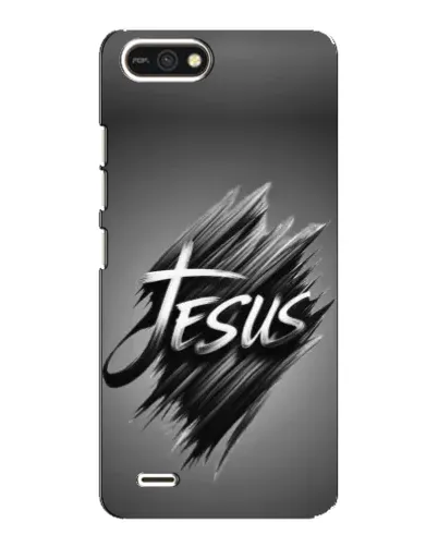 Чехол для TECNO POP 2F с картинкой «Надпись Jesus Graffiti»