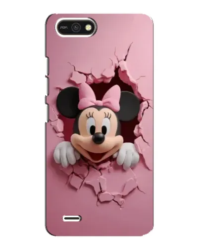 Чехол для TECNO POP 2F с картинкой «Минни сквозь стену»