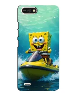 Чехол для TECNO POP 2F с картинкой «Спанч Боб на гидроцикле» Чехол для TECNO POP 2F с картинкой «Спанч Боб на гидроцикле»