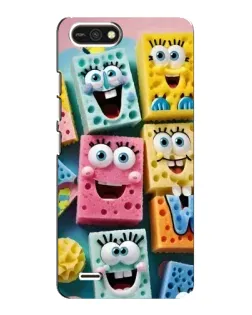 Чехол для TECNO POP 2F с картинкой «Цветные губки»