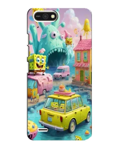Чехол для TECNO POP 2F с картинкой «Монстр-трак приключения»