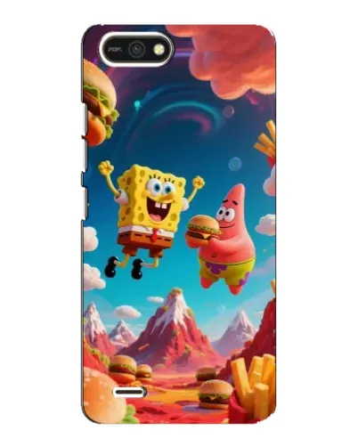 Чехол для TECNO POP 2F с картинкой «Космический фастфуд»