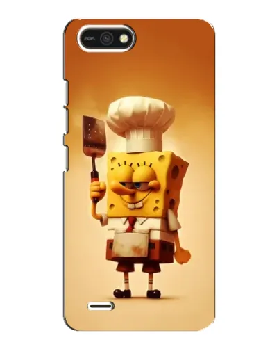 Чехол для TECNO POP 2F с картинкой «Губка Боб повар»