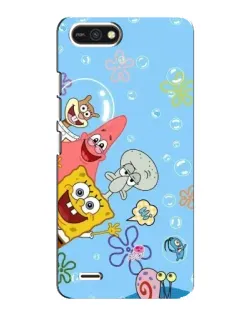 Чехол для TECNO POP 2F с картинкой «Веселые пузырьки»