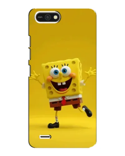 Чехол для TECNO POP 2F с картинкой «Позитивный Губка Боб»