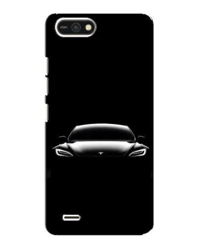 Чехол для TECNO POP 2F с картинкой «Фары Tesla Night»