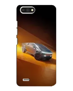 Чехол для TECNO POP 2F с картинкой «Cybertruck в пустыне»