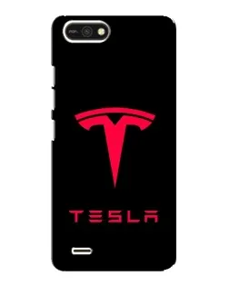 Чехол для TECNO POP 2F с картинкой «Tesla Red Logo»