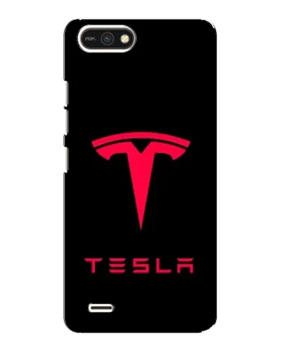Чехол для TECNO POP 2F с картинкой «Tesla Red Logo»