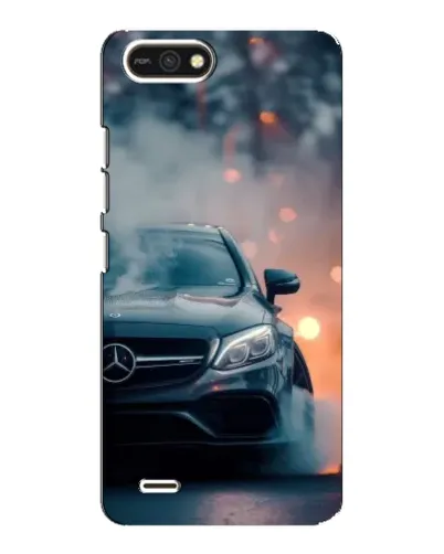 Чехол для TECNO POP 2F с картинкой «Mercedes — ночной город»