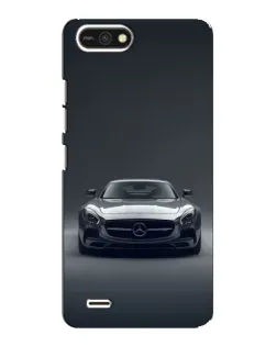 Чехол для TECNO POP 2F с картинкой «Mercedes на черном»