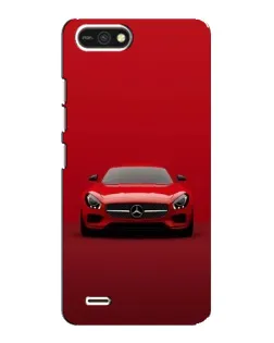 Чехол для TECNO POP 2F с картинкой «Красный Mercedes AMG»
