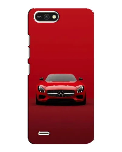 Чехол для TECNO POP 2F с картинкой «Красный Mercedes AMG»