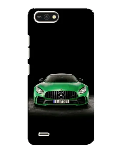 Чехол для TECNO POP 2F с картинкой «Mercedes — неоновый лого»