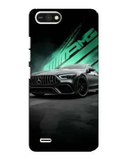 Чехол для TECNO POP 2F с картинкой «Темный Mercedes AMG»