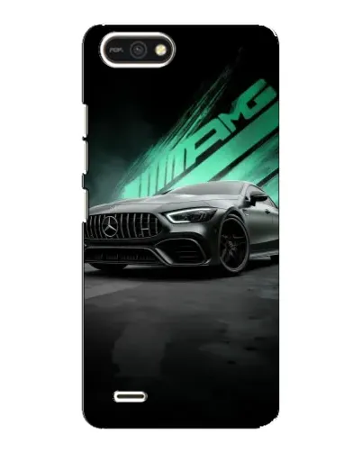 Чехол для TECNO POP 2F с картинкой «Темный Mercedes AMG»