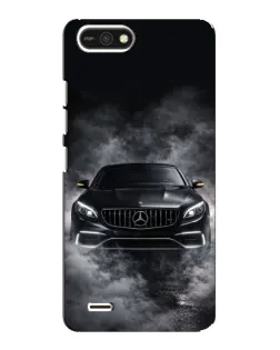 Чехол для TECNO POP 2F с картинкой «Mercedes в дыму»