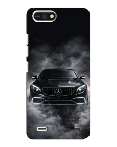 Чехол для TECNO POP 2F с картинкой «Mercedes в дыму»
