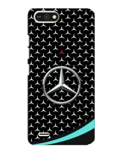 Чехол для TECNO POP 2F с картинкой «Mercedes — бирюзовый акцент»