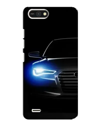 Чехол для TECNO POP 2F с картинкой «Неоновый взгляд Audi»