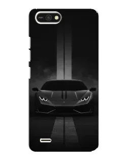 Чехол для TECNO POP 2F с картинкой «Lamborghini симметрия дорог»