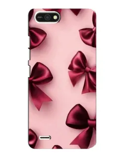 Чехол для TECNO POP 2F с картинкой «Бордовый атлас»