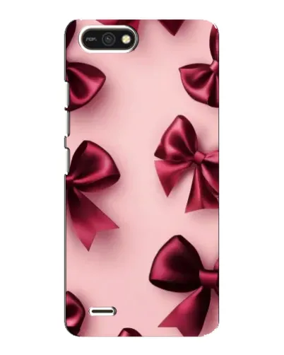 Чехол для TECNO POP 2F с картинкой «Бордовый атлас»