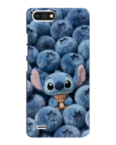 Чехол для TECNO POP 2F с картинкой «Стич и голубика» Чехол для TECNO POP 2F с картинкой «Стич и голубика»