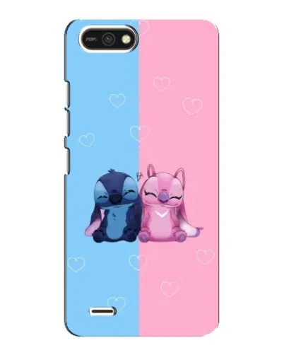 Чехол для TECNO POP 2F с картинкой «Stitch и Angel Love» Чехол для TECNO POP 2F с картинкой «Stitch и Angel Love»