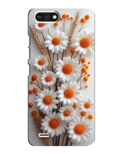 Чехол для TECNO POP 2F с картинкой «Белые сухоцветы» Чехол для TECNO POP 2F с картинкой «Белые сухоцветы»