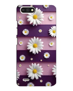 Чехол для TECNO POP 2F с картинкой «Ромашки на фиолетовом» Чехол для TECNO POP 2F с картинкой «Ромашки на фиолетовом»