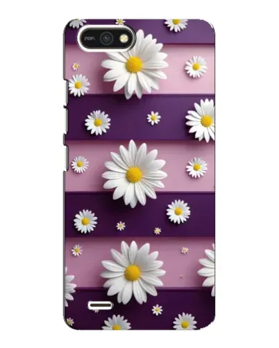 Чехол для TECNO POP 2F с картинкой «Ромашки на фиолетовом» Чехол для TECNO POP 2F с картинкой «Ромашки на фиолетовом»