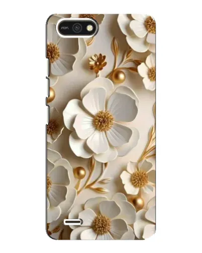 Чехол для TECNO POP 2F с картинкой «Белие бумажние цвети» Чехол для TECNO POP 2F с картинкой «Белие бумажние цвети»
