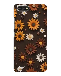 Чехол для TECNO POP 2F с картинкой «Узор из маленьких подсолнухов» Чехол для TECNO POP 2F с картинкой «Узор из маленьких подсолнухов»