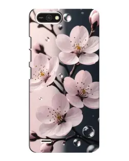 Чехол для TECNO POP 2F с картинкой «Нежная сакура и капли» Чехол для TECNO POP 2F с картинкой «Нежная сакура и капли»