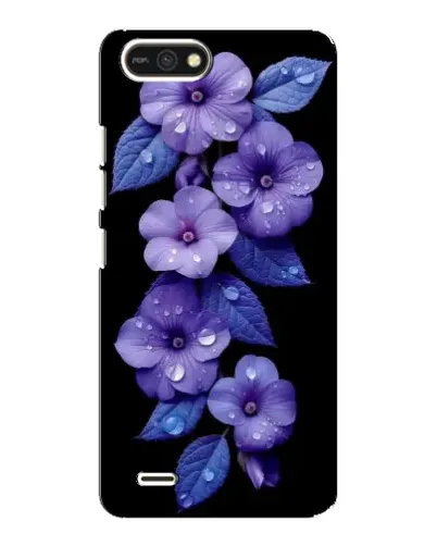 Чехол для TECNO POP 2F с картинкой «Фиолетовые цветы с росою» Чехол для TECNO POP 2F с картинкой «Фиолетовые цветы с росою»