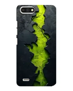 Чехол для TECNO POP 2F с картинкой «Салатовый разлом скалы» Чехол для TECNO POP 2F с картинкой «Салатовый разлом скалы»