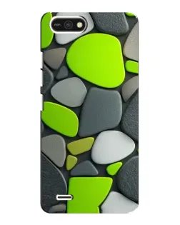 Чехол для TECNO POP 2F с картинкой «Яркая неоновая галька»