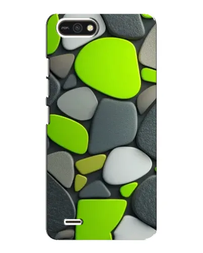 Чехол для TECNO POP 2F с картинкой «Яркая неоновая галька»