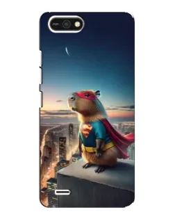Чехол для TECNO POP 2F с картинкой «Капи-мен супергерой»