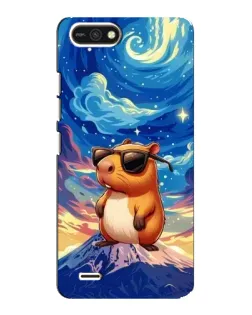 Чехол для TECNO POP 2F с картинкой «Капибара Ван Гога»