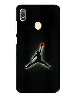 Чохол для TECNO POP 3 з картинкою «Jordan Gradient Logo»