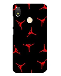 Чохол для TECNO POP 3 з картинкою «Jordan Red Pattern»