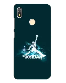Чохол для TECNO POP 3 з картинкою «Jordan Blue Fire»