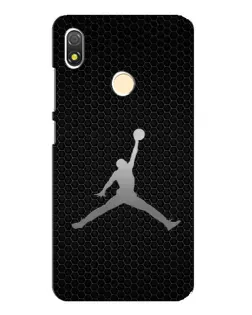 Чохол для TECNO POP 3 з картинкою «Jordan Dark Carbon»