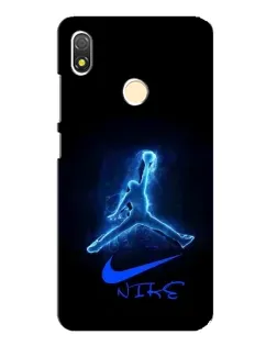 Чохол для TECNO POP 3 з картинкою «Jordan Neon Blue»