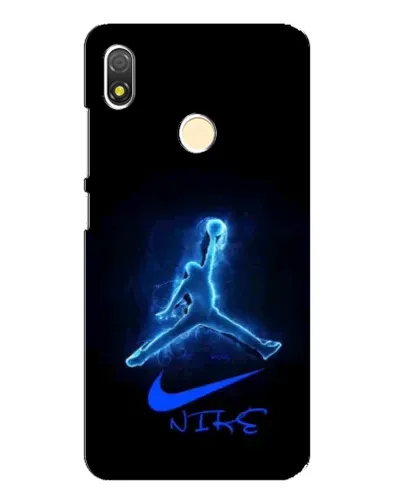 Чехол для TECNO POP 3 с картинкой «Jordan Neon Blue» Чехол для TECNO POP 3 с картинкой «Jordan Neon Blue»