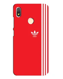 Чохол для TECNO POP 3 з картинкою «Червоний мінімалізм Adidas»